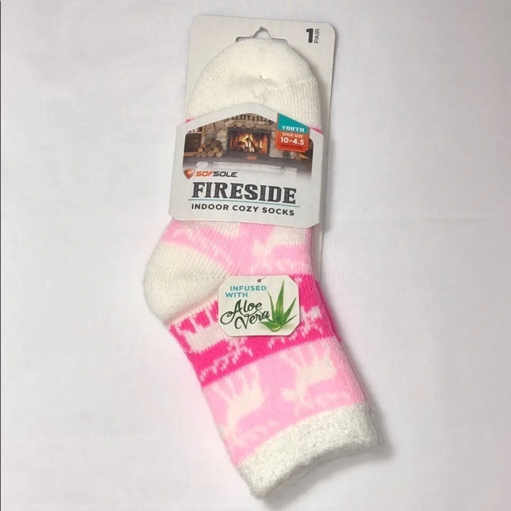 LAST ONE New Sof Sole Kid's Fireside Indoor Cozy Socks Kids Shoe Sizes 10 - 4.5